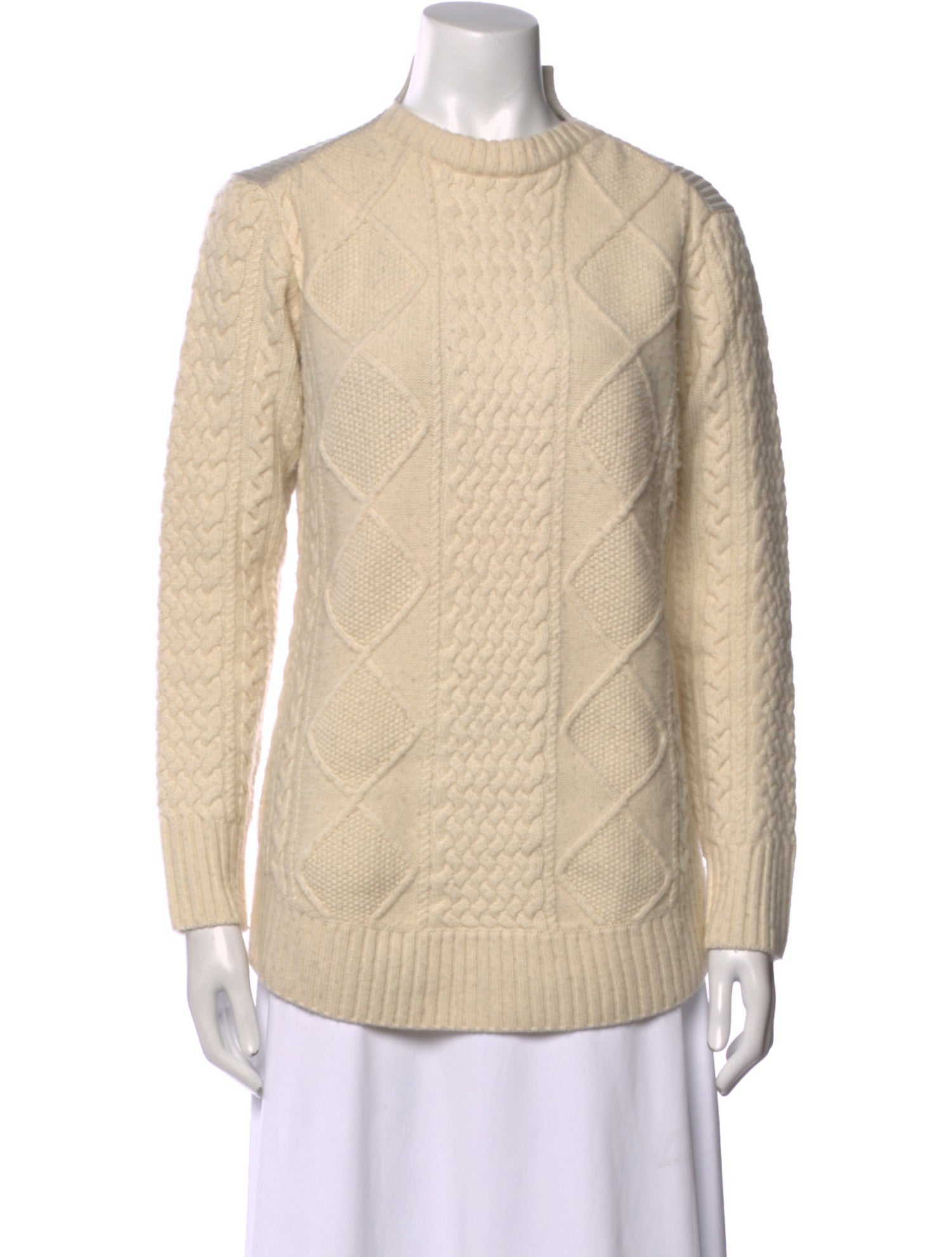 Sacai Luck Wool Mock Neck Top