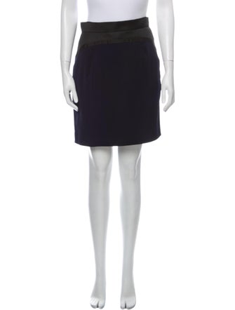 Mother of Pearl Pleated Accents Mini Skirt
