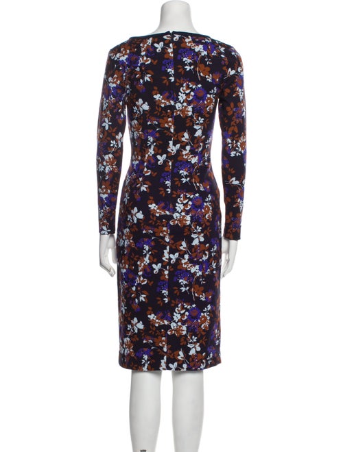 Mother of Pearl Floral Print Knee-Length Dress