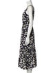 Mother of Pearl Floral Print Midi Length Dress
