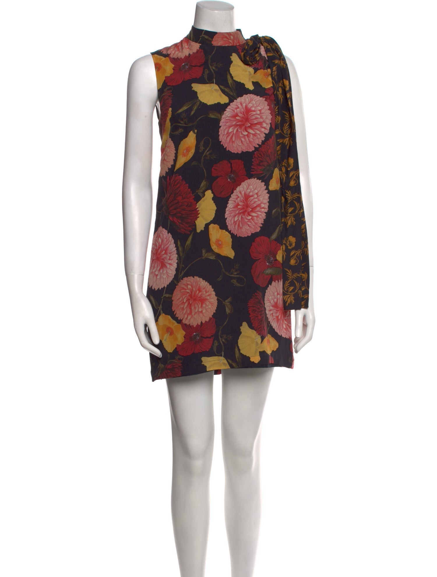 Mother of Pearl Silk Mini Dress