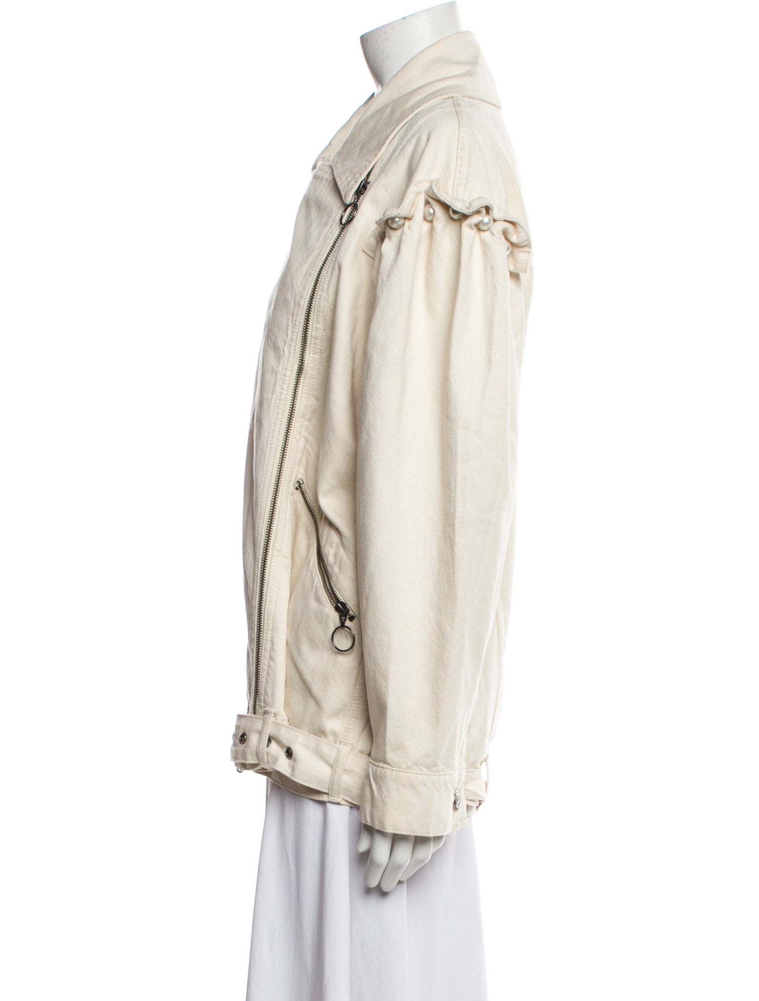 Mother of Pearl Biker Jacket