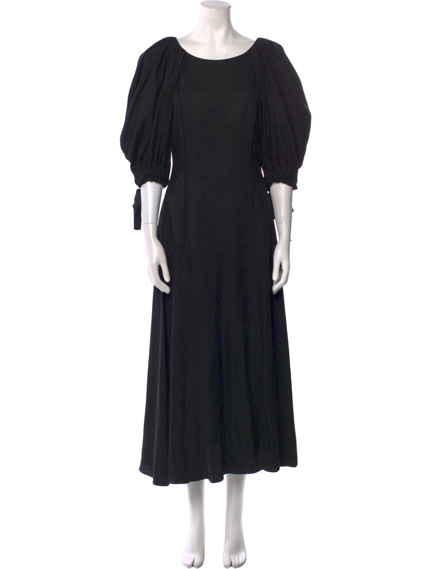 Mother of Pearl Scoop Neck Long Dress