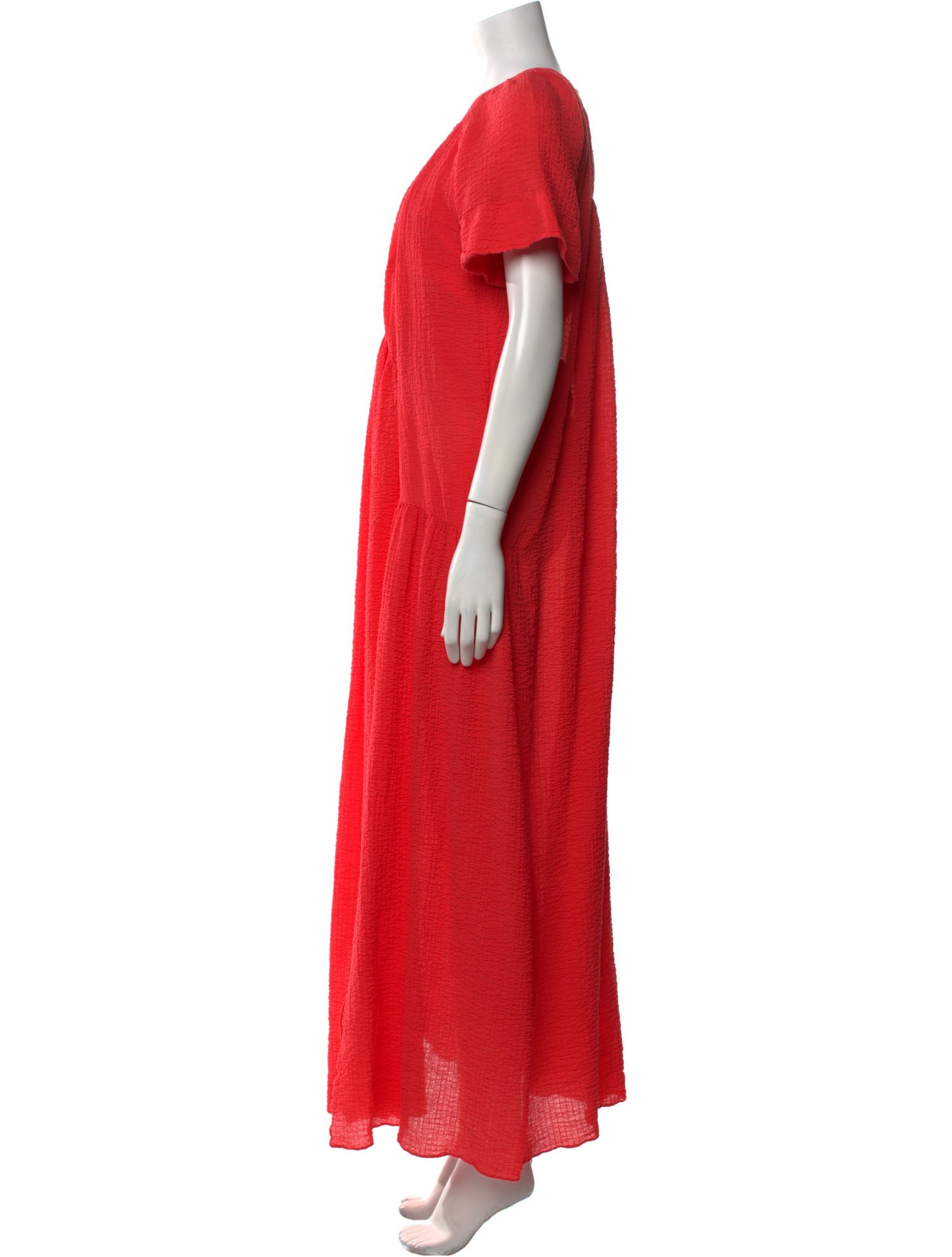 Mother of Pearl Linen Long Dress