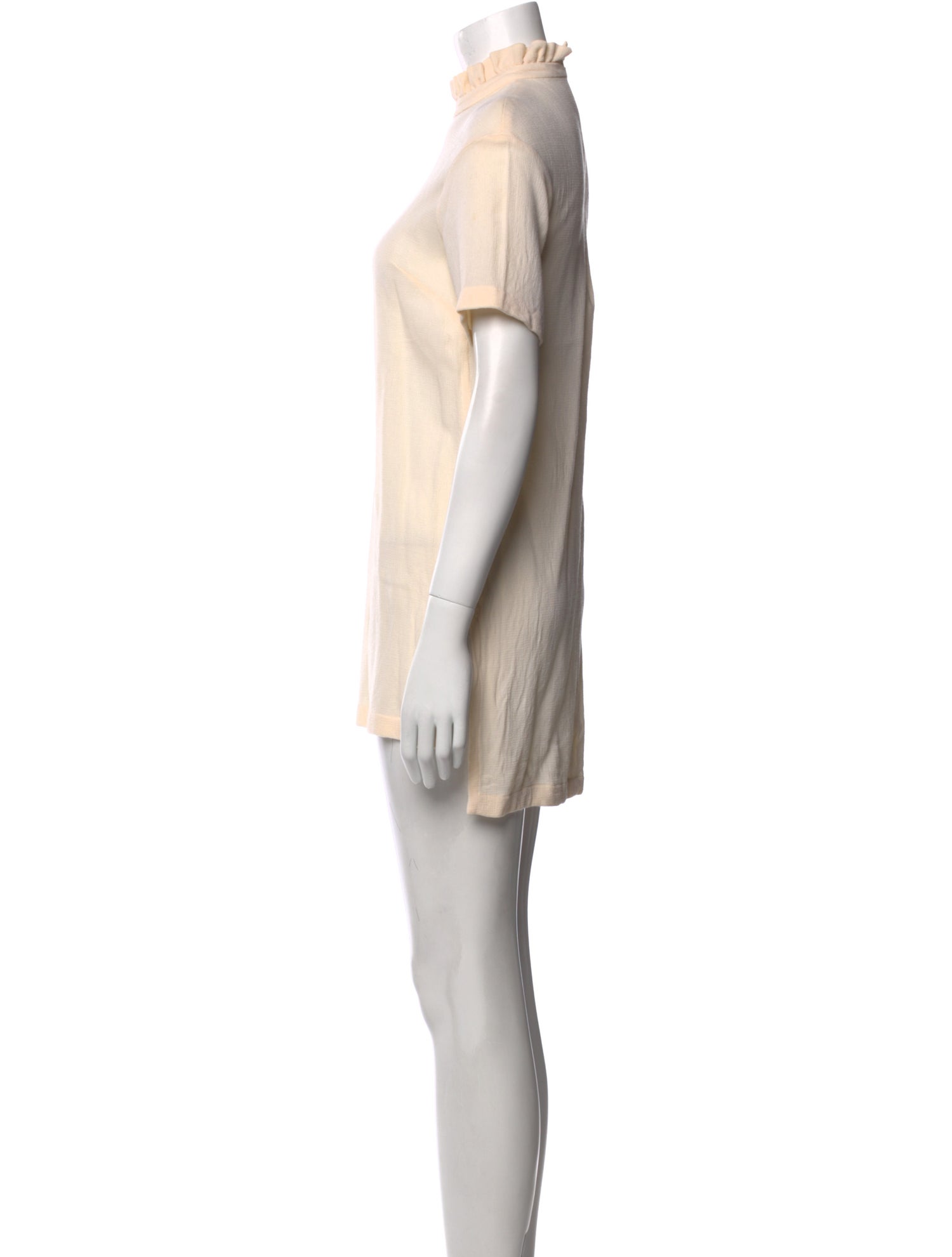 Mother of Pearl Wool Mini Dress