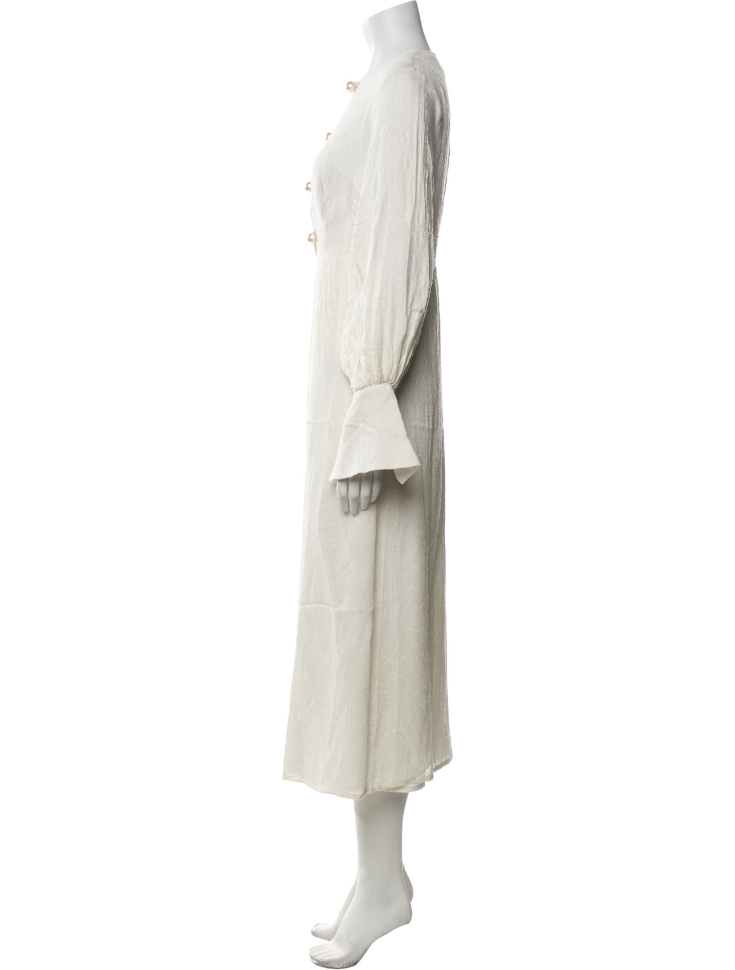 Mother of Pearl Crew Neck Long Dress