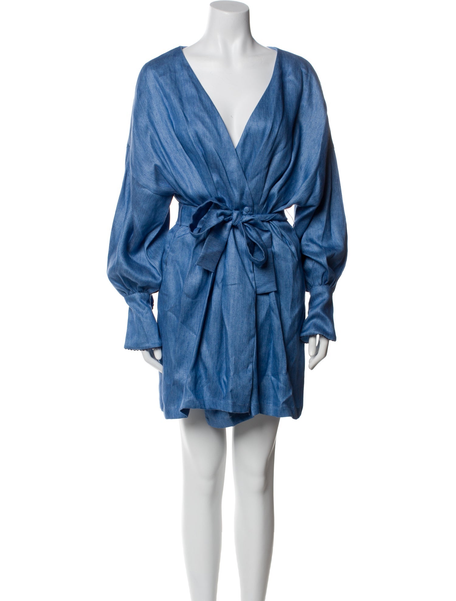 Mother of Pearl Linen Mini Dress