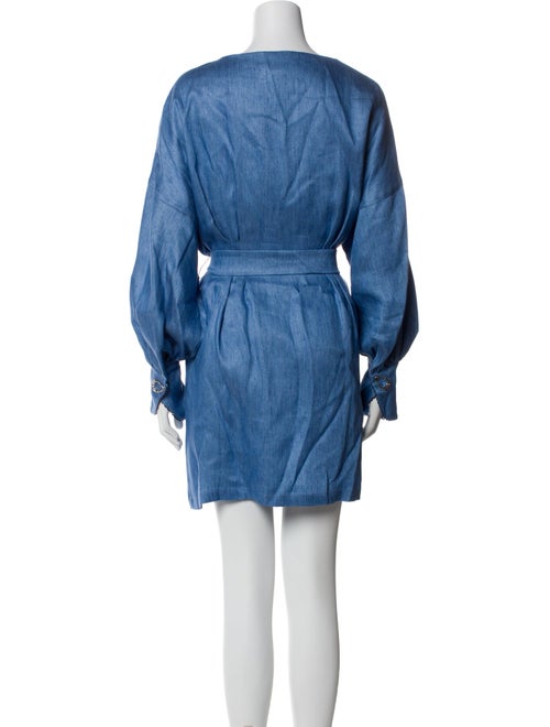 Mother of Pearl Linen Mini Dress