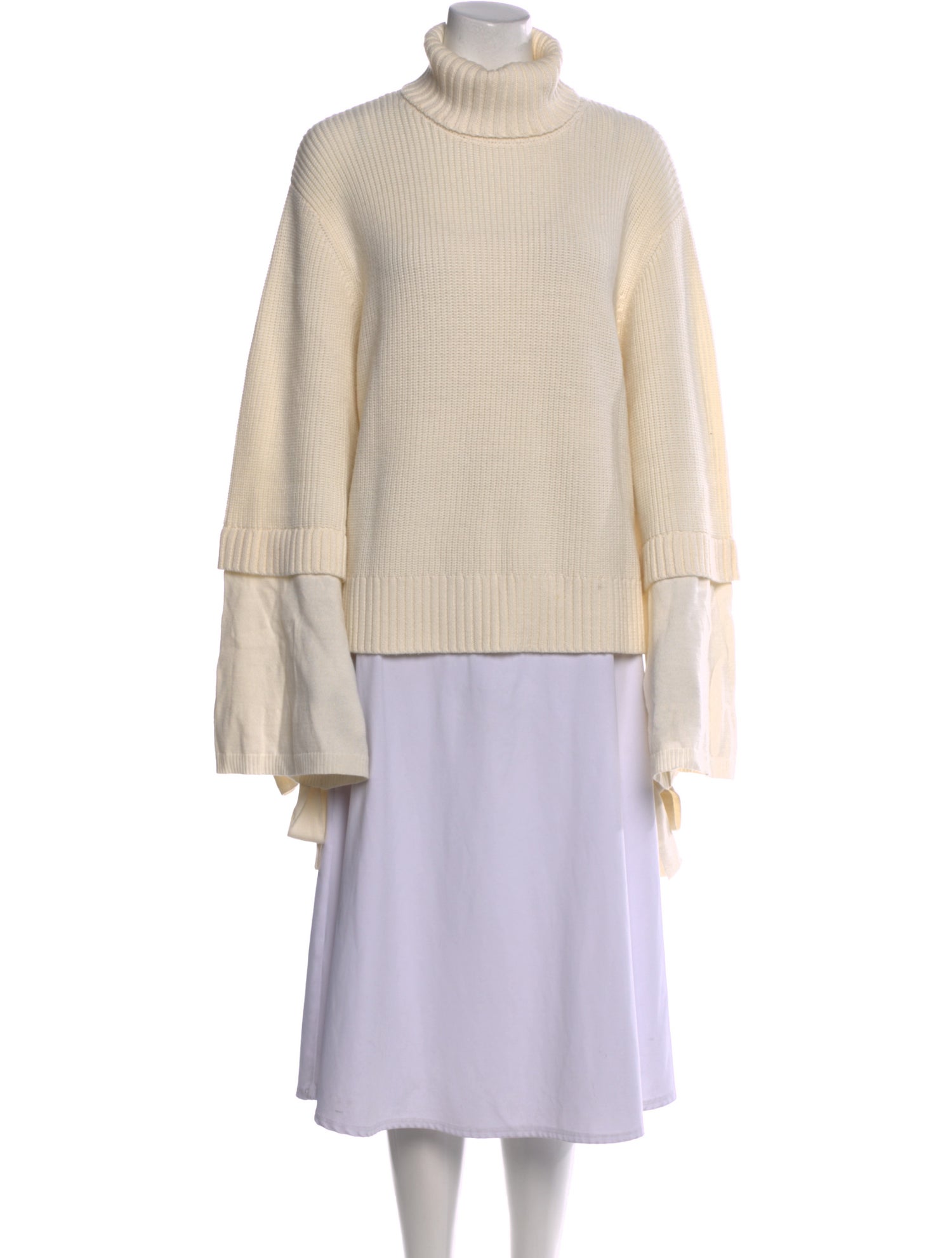Mother of Pearl Wool Turtleneck Sweater