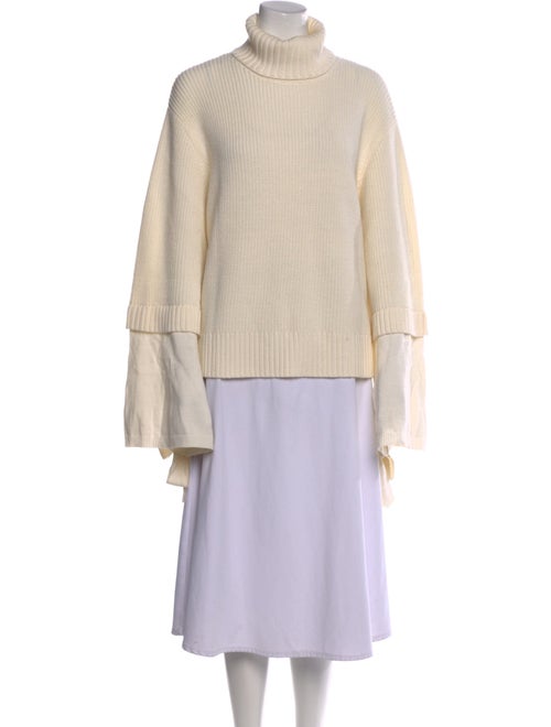 Mother of Pearl Wool Turtleneck Sweater