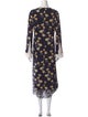 Mother of Pearl Floral Print Long Dress