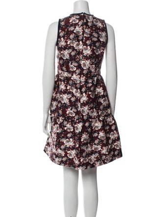 Mother of Pearl Floral Print Mini Dress
