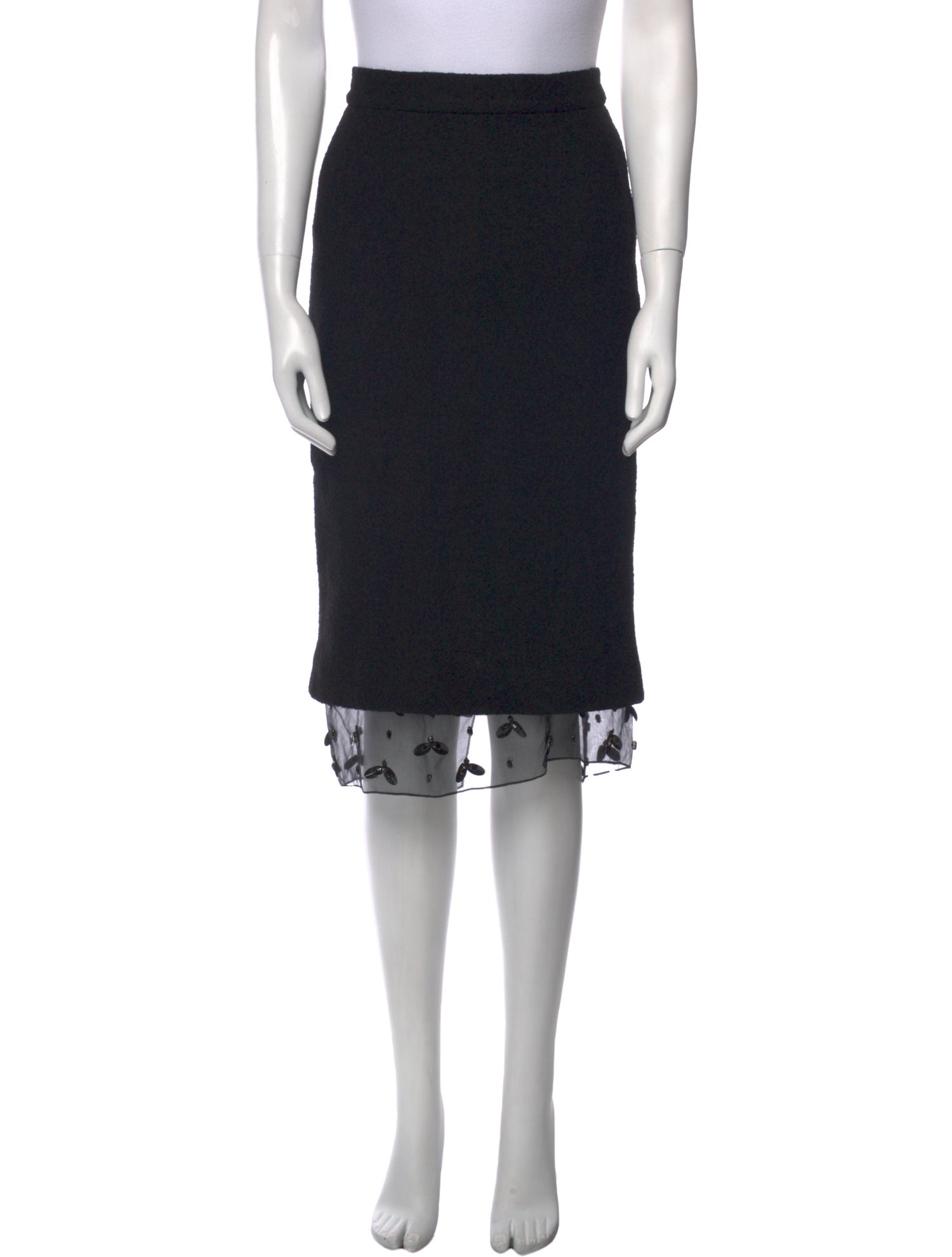 Mother of Pearl Midi Length Skirt