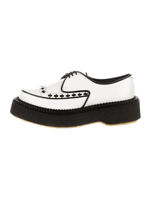 Adieu Leather Platform Loafers w/ Tags White