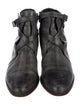 LD Tuttle Leather Leather Trim Embellishment Boots