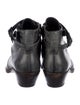 LD Tuttle Leather Leather Trim Embellishment Boots