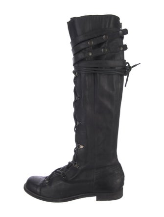 LD Tuttle Leather Combat Boots