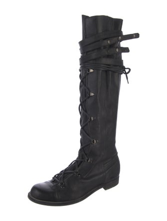 LD Tuttle Leather Combat Boots