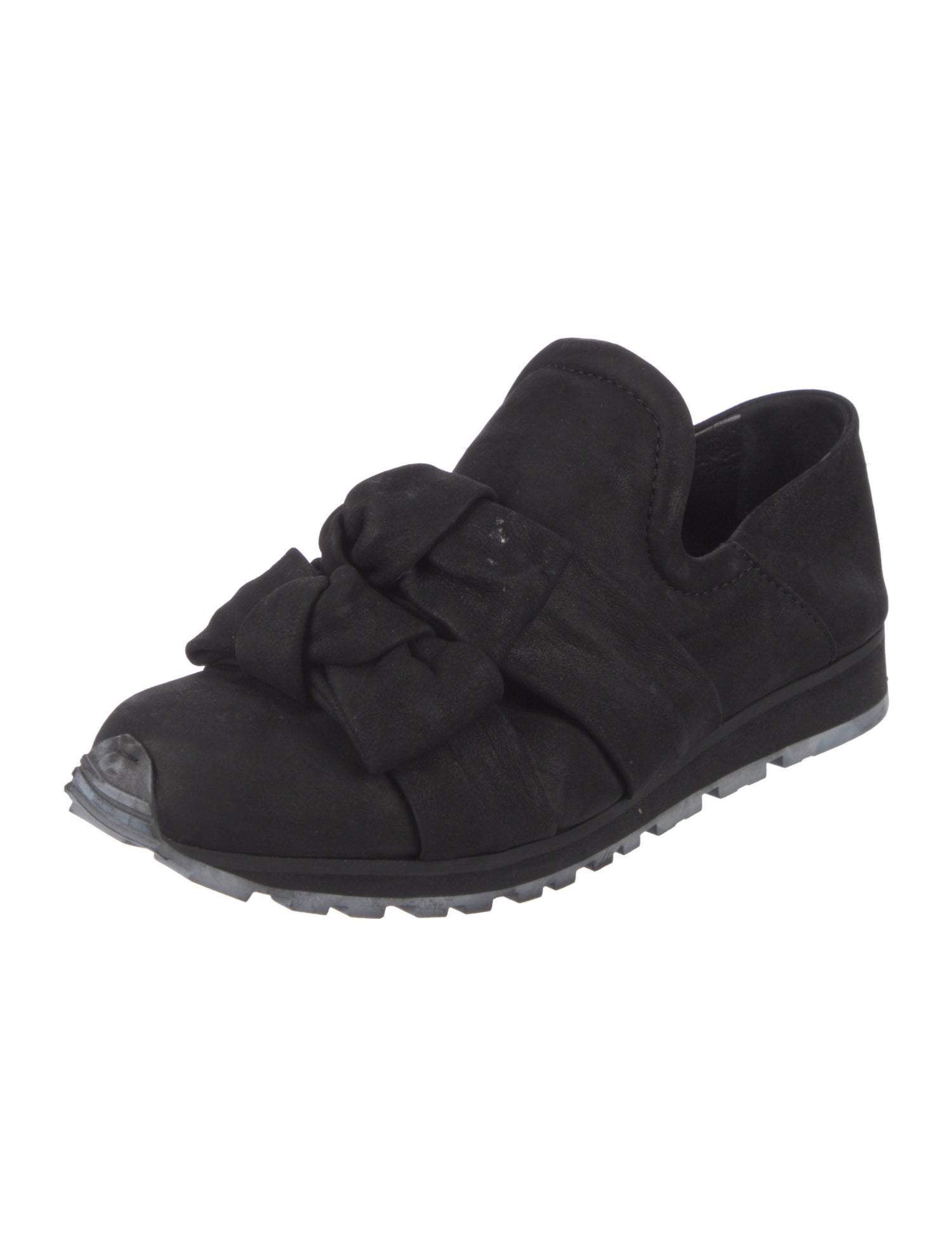 LD Tuttle Suede Bow Accents Sneakers