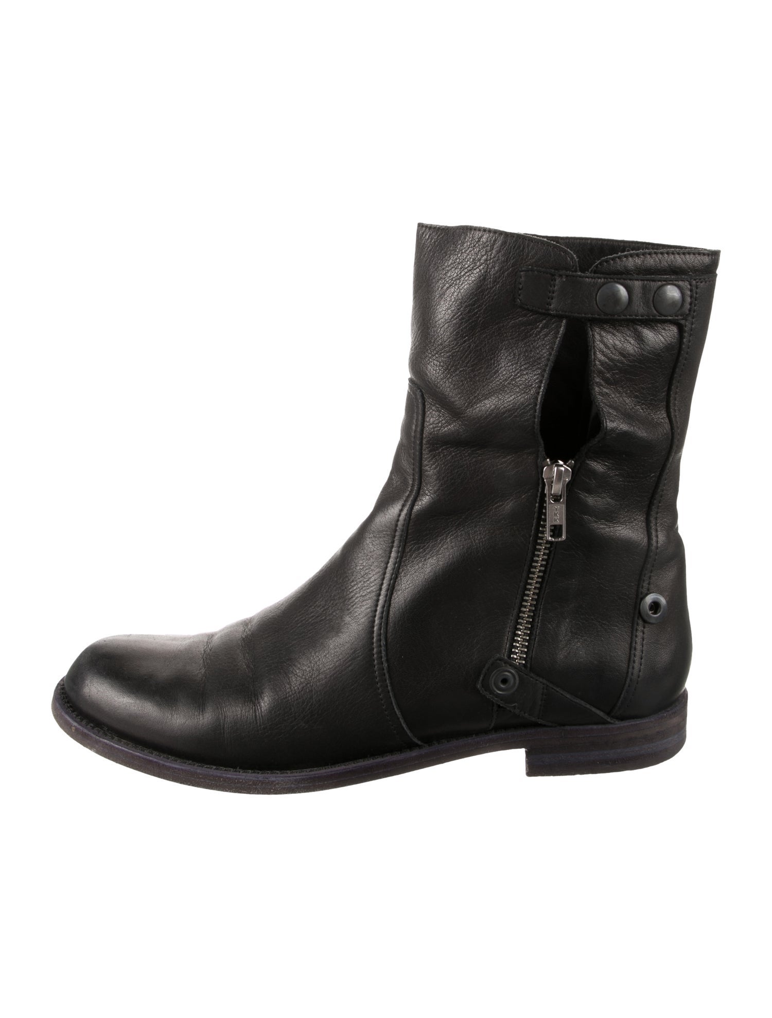 LD Tuttle Leather Moto Boots