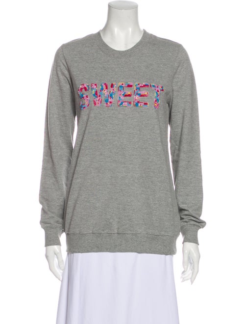Markus Lupfer Graphic Print Crew Neck Sweatshirt G