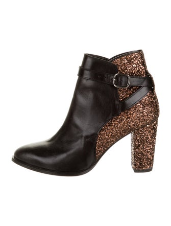 Markus Lupfer Leather Colorblock Pattern Boots