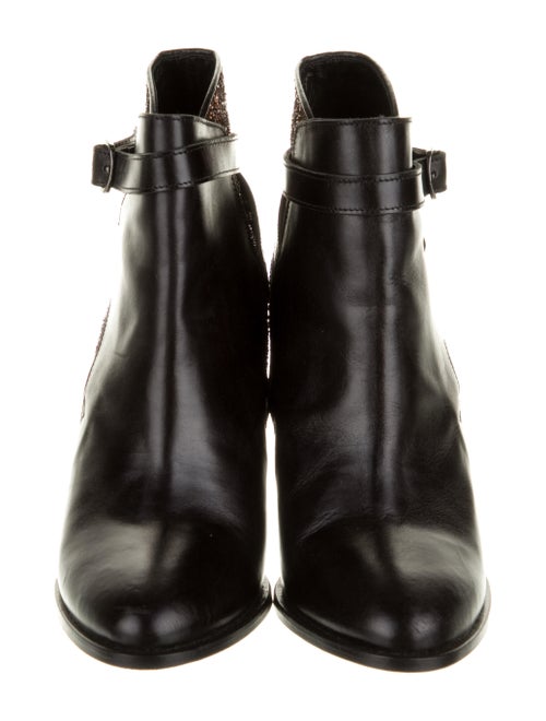 Markus Lupfer Leather Colorblock Pattern Boots