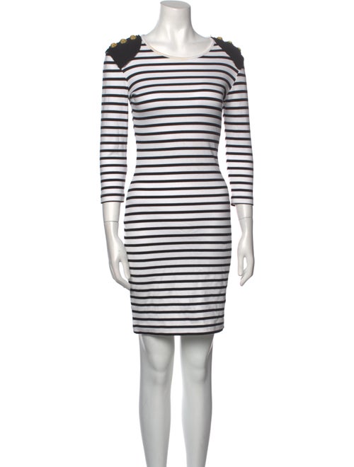 Markus Lupfer Striped Mini Dress