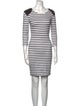 Markus Lupfer Striped Mini Dress