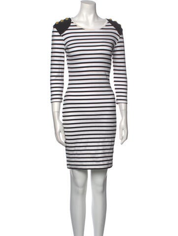 Markus Lupfer Dresses Striped Mini Dress S