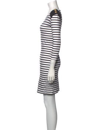 Markus Lupfer Striped Mini Dress