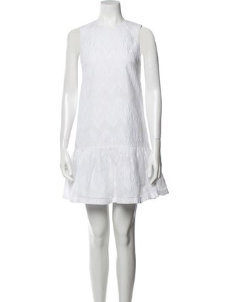 Markus Lupfer Crew Neck Mini Dress