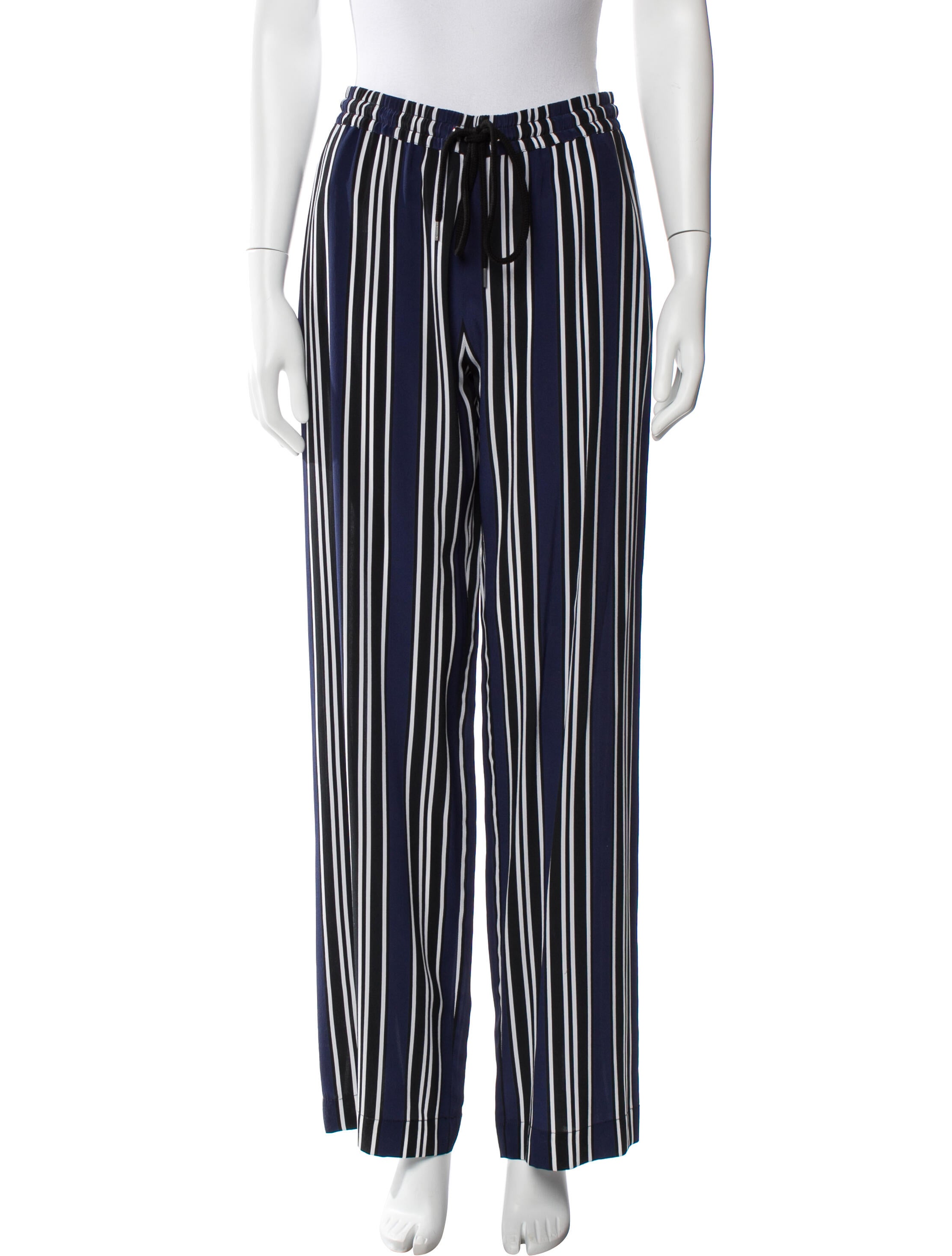 Markus Lupfer Silk Wide Leg Pants