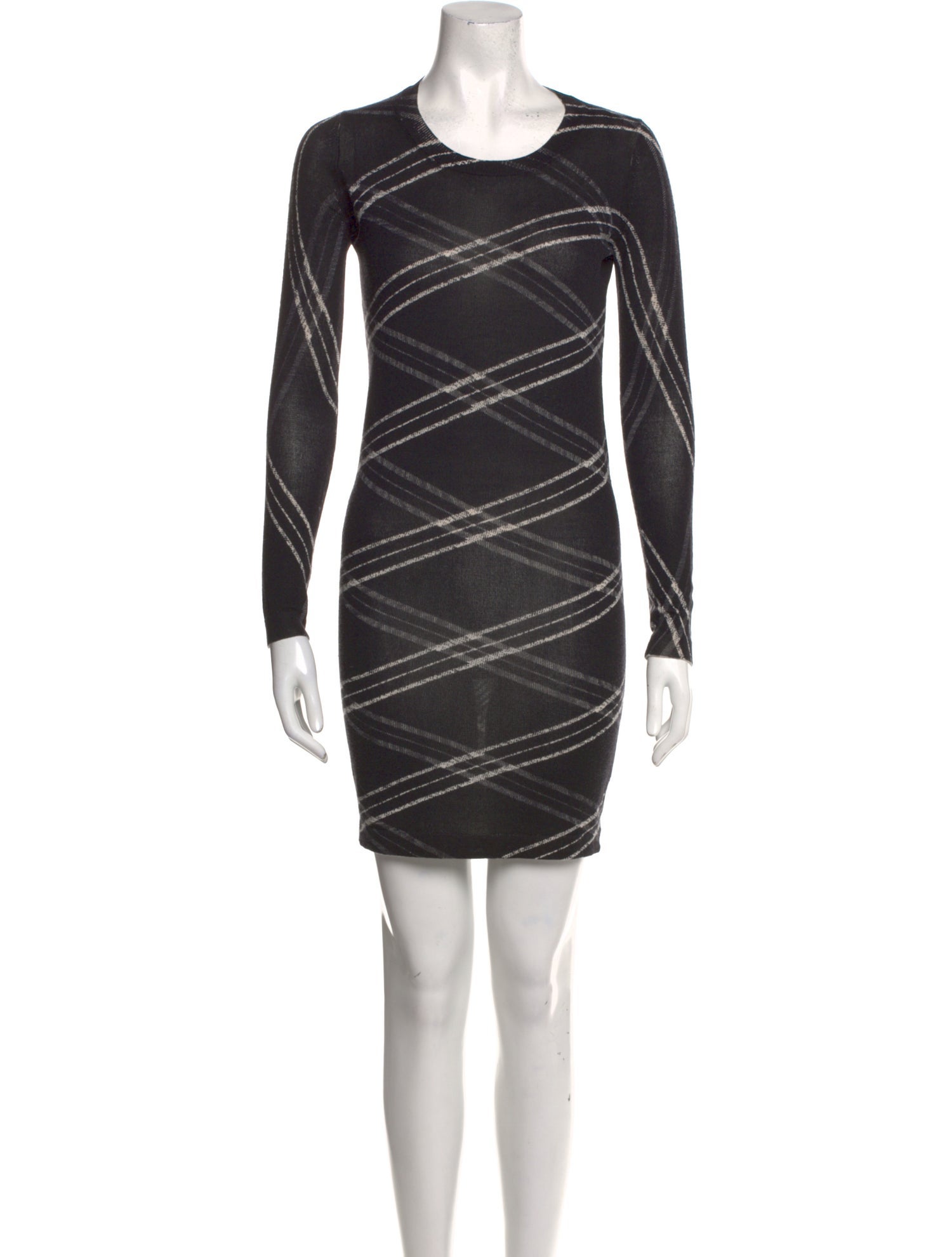 Markus Lupfer Crew Neck Mini Dress