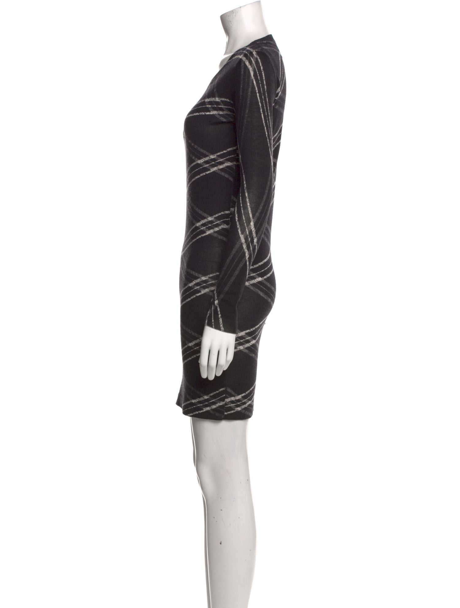 Markus Lupfer Crew Neck Mini Dress