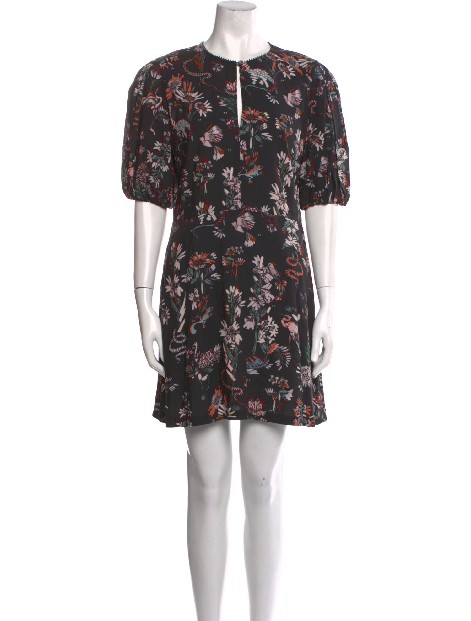 Markus Lupfer Silk Mini Dress