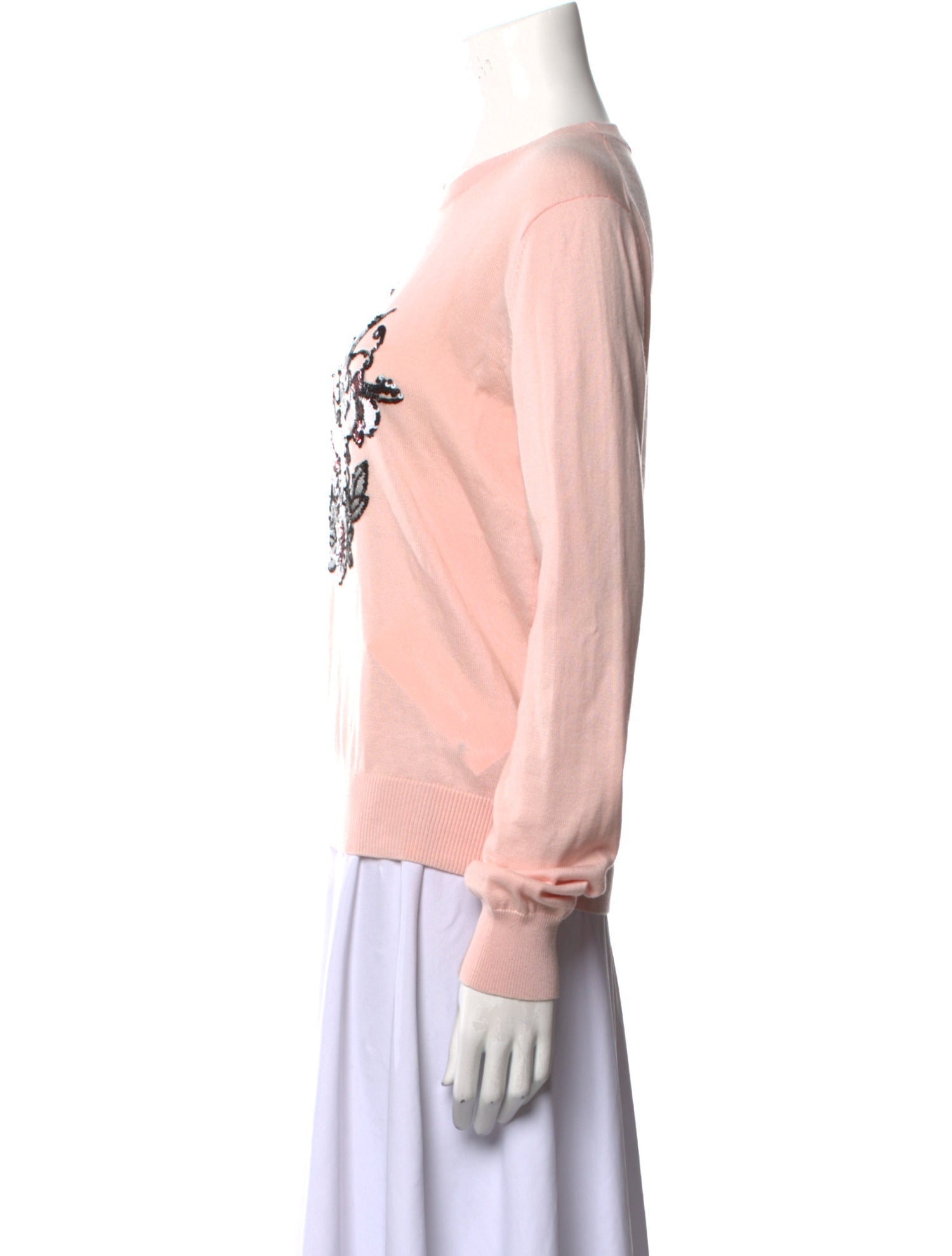 Markus Lupfer Graphic Print Crew Neck Sweater