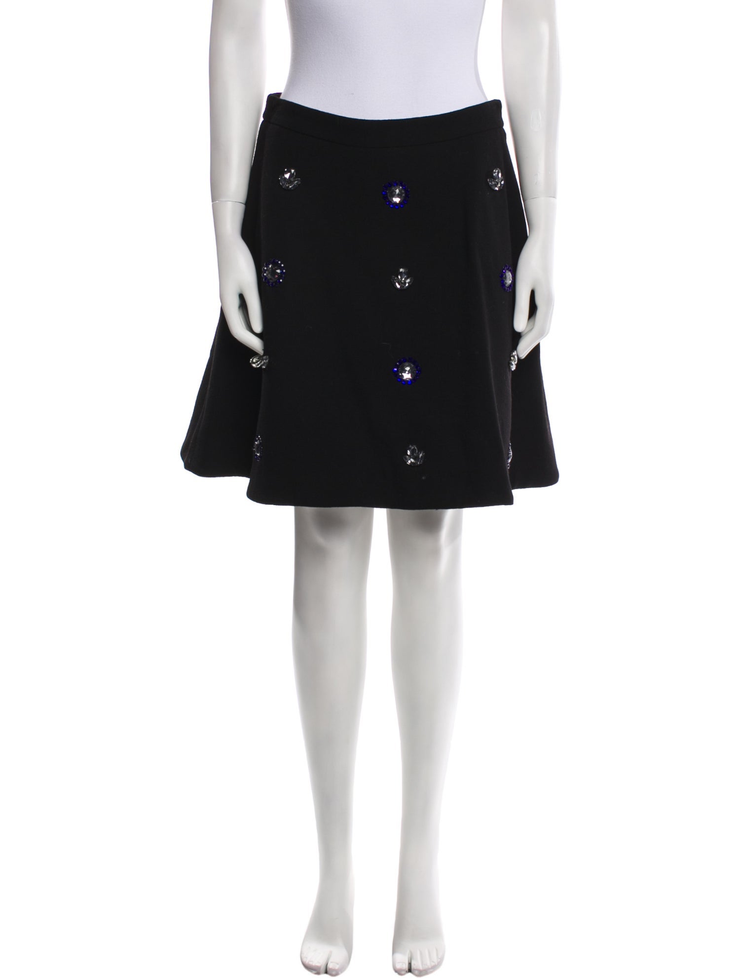 Markus Lupfer Wool Mini Skirt