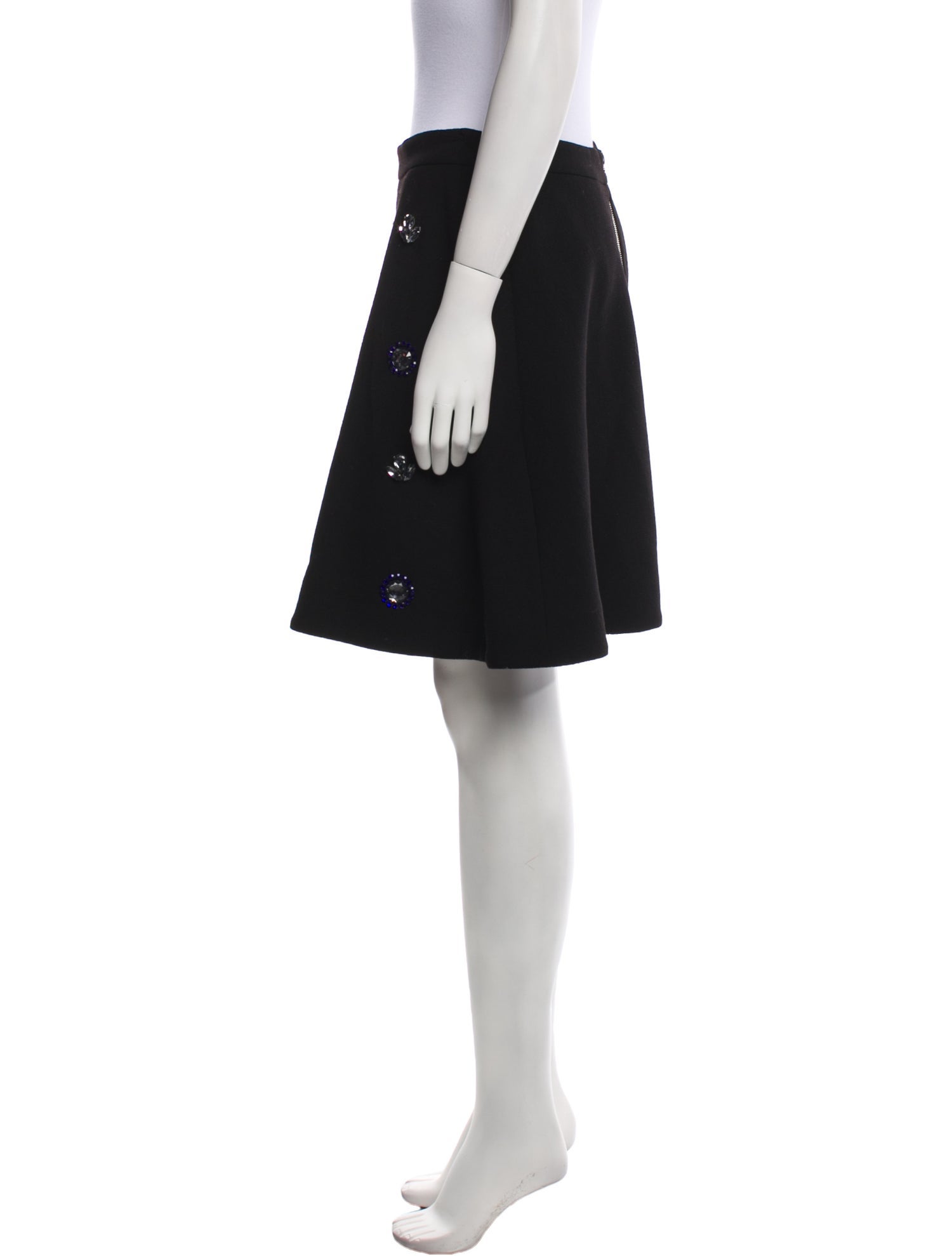 Markus Lupfer Wool Mini Skirt