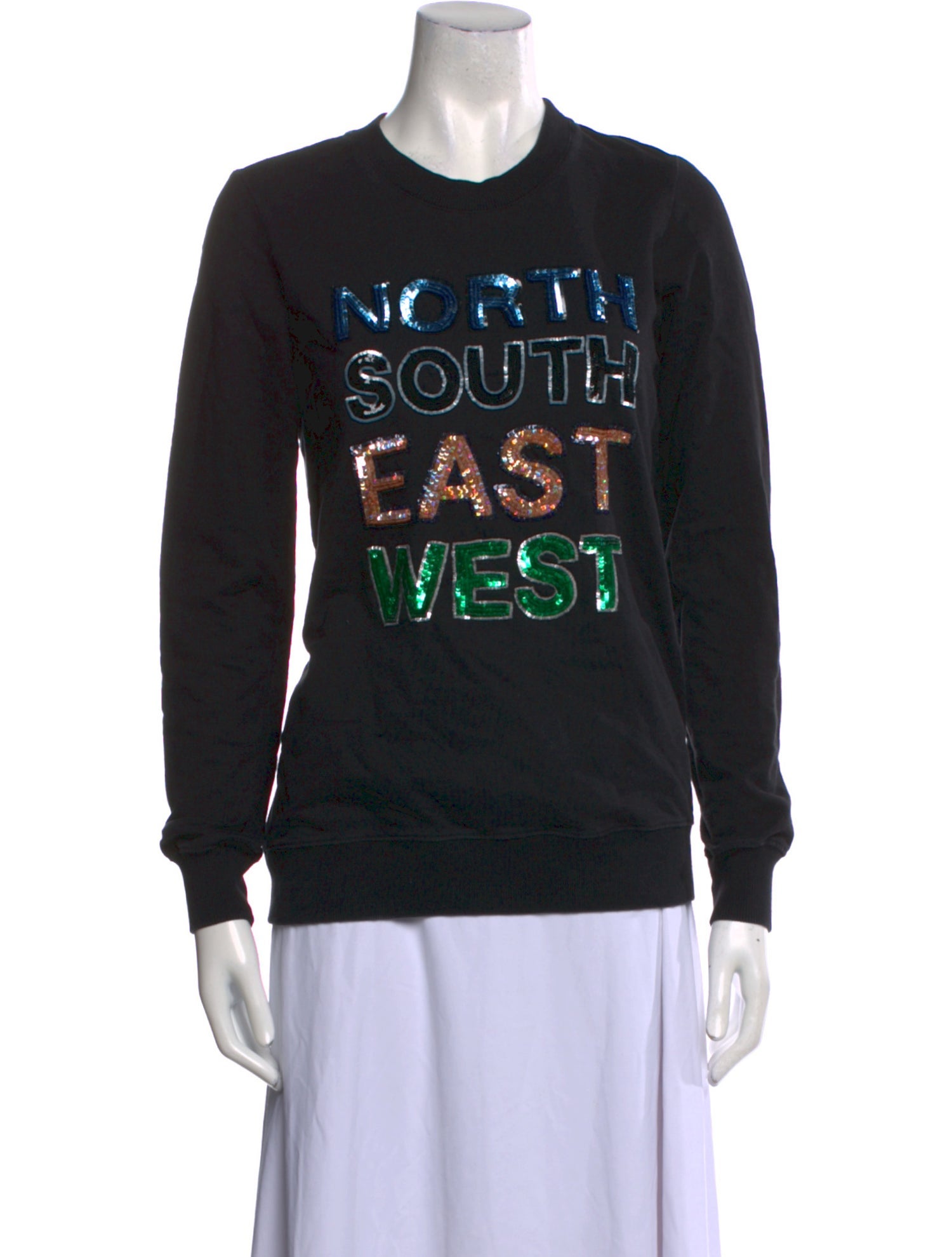 Markus Lupfer Graphic Print Crew Neck Sweatshirt