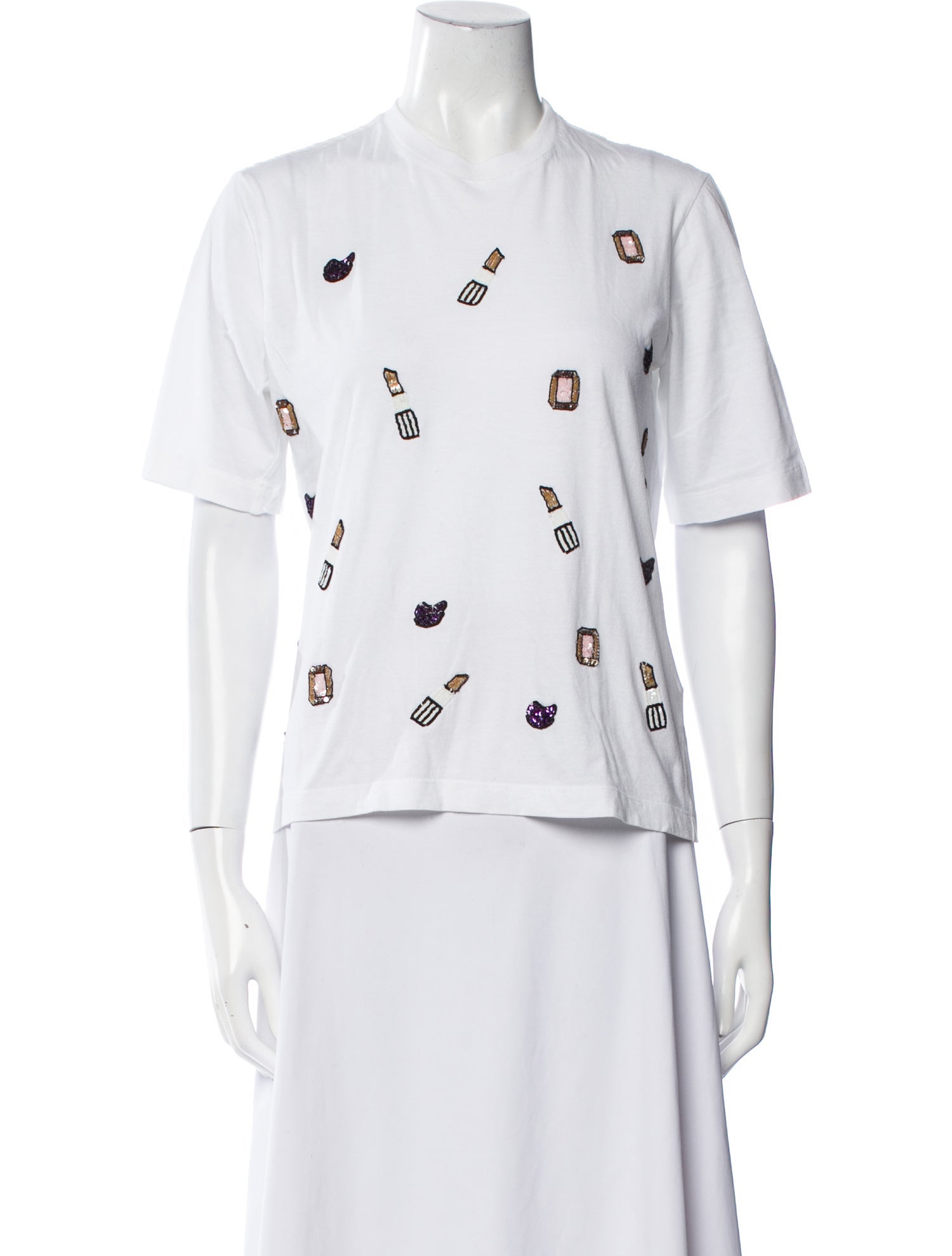 Markus Lupfer Graphic Print Mock Neck T-Shirt