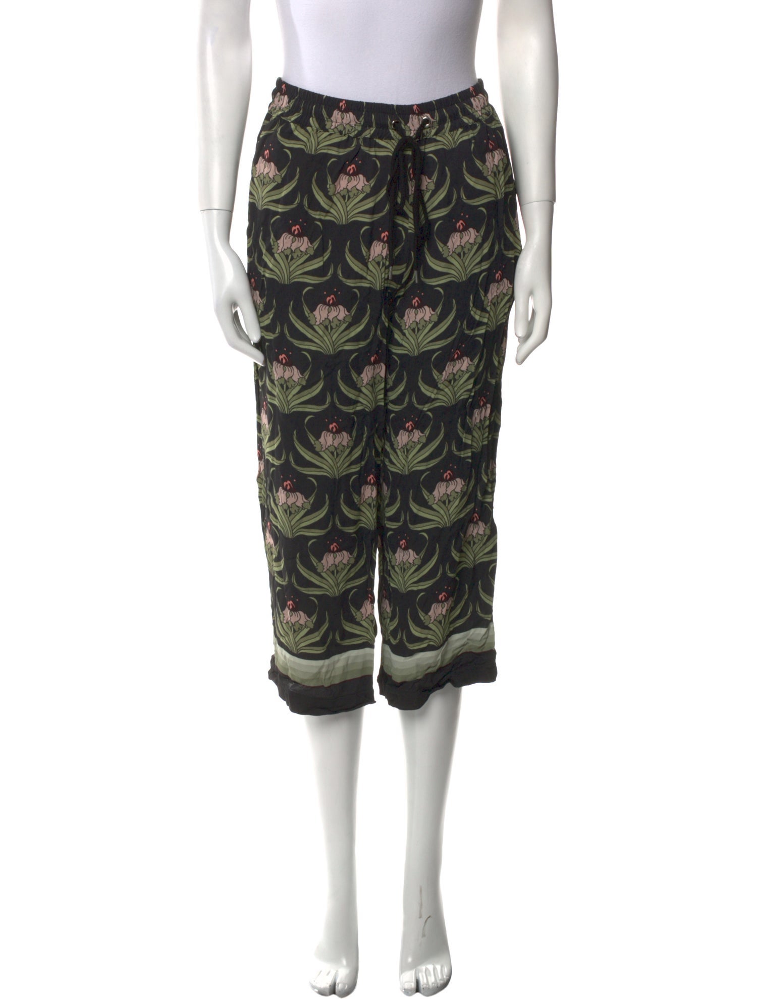 Markus Lupfer Printed Wide Leg Pants