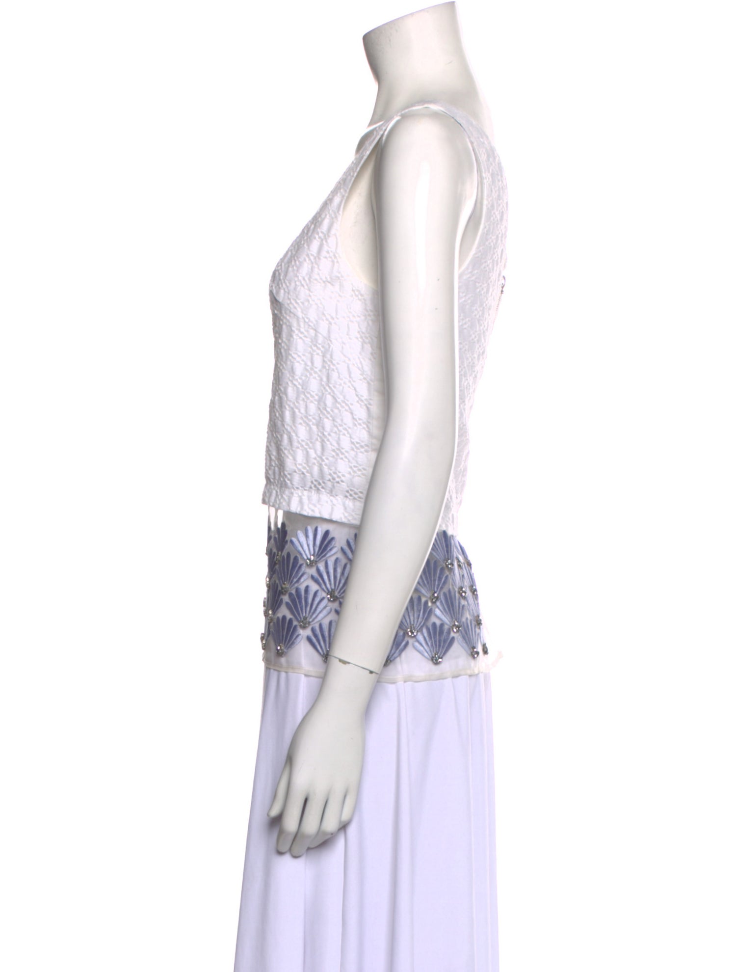 Markus Lupfer Printed V-Neck Top