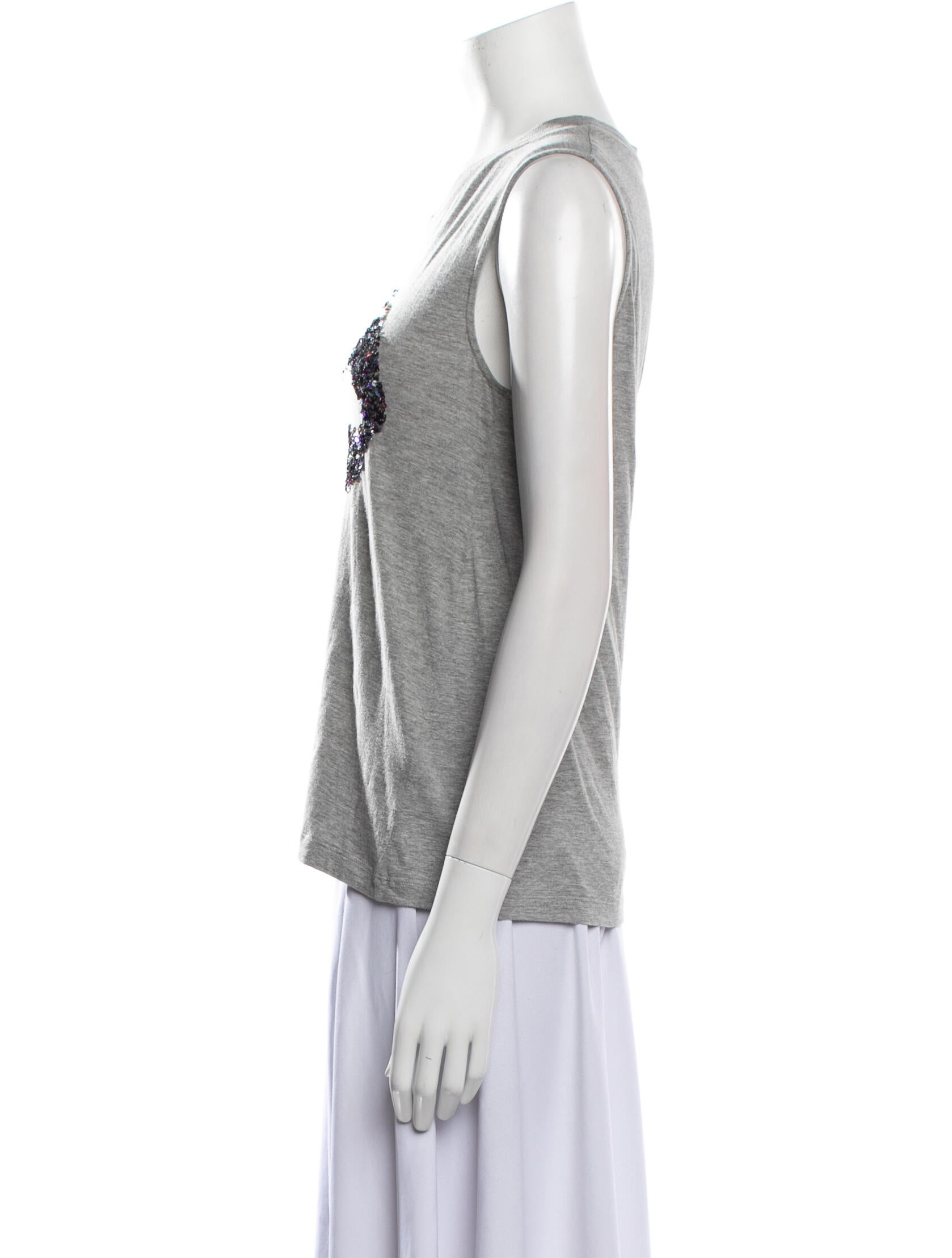 Markus Lupfer Graphic Print Crew Neck Top