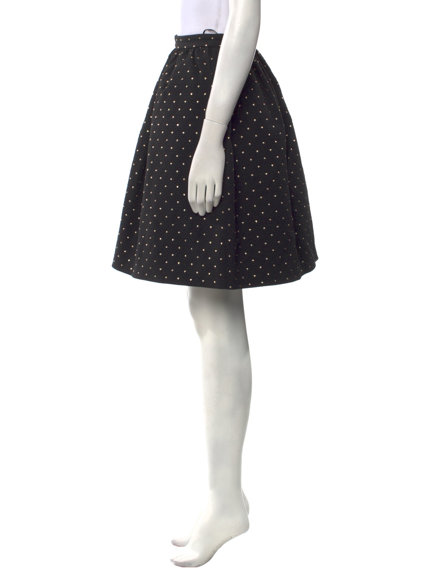 Markus Lupfer Polka Dot Print Knee-Length Skirt w/ Tags
