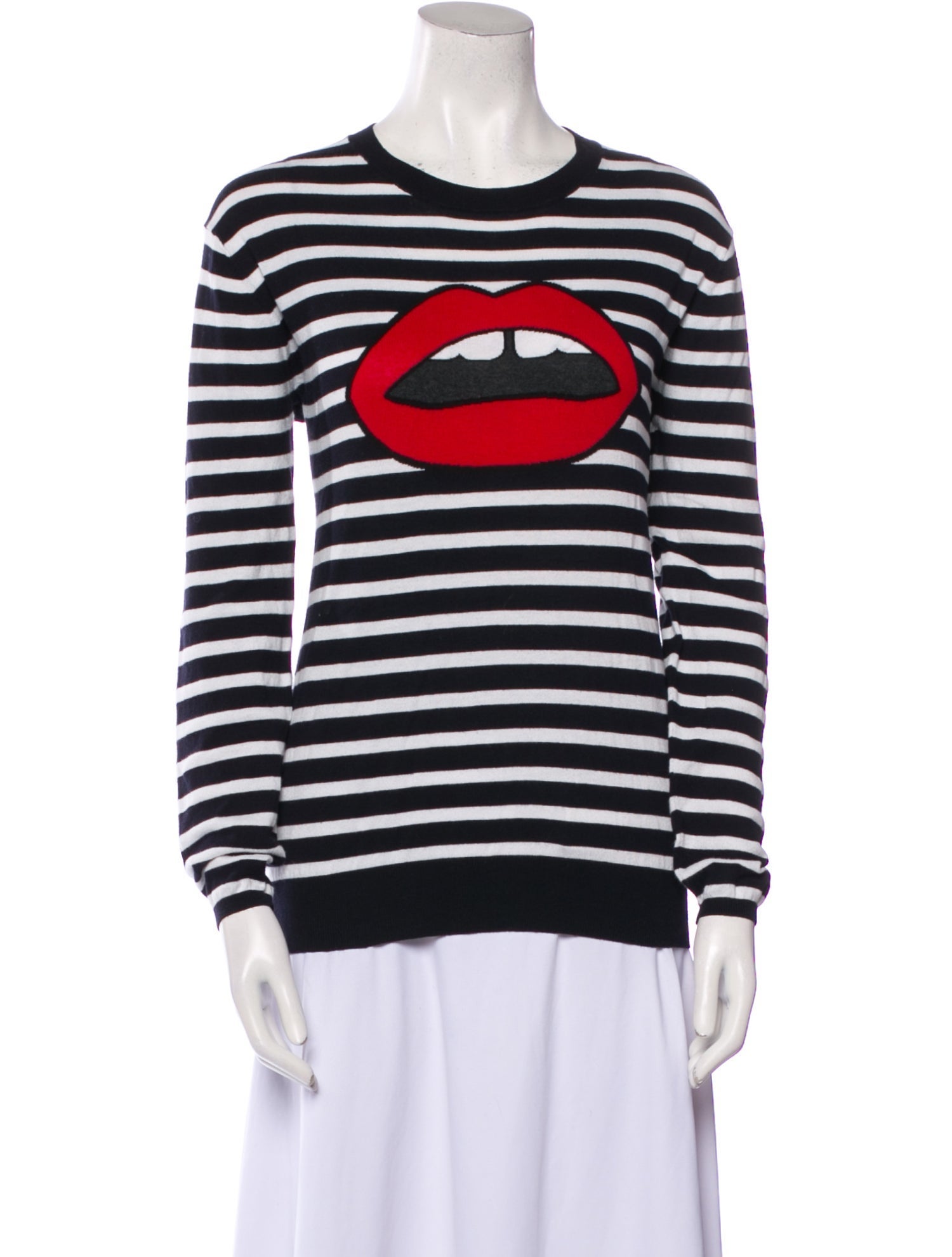 Markus Lupfer Striped Crew Neck Sweatshirt