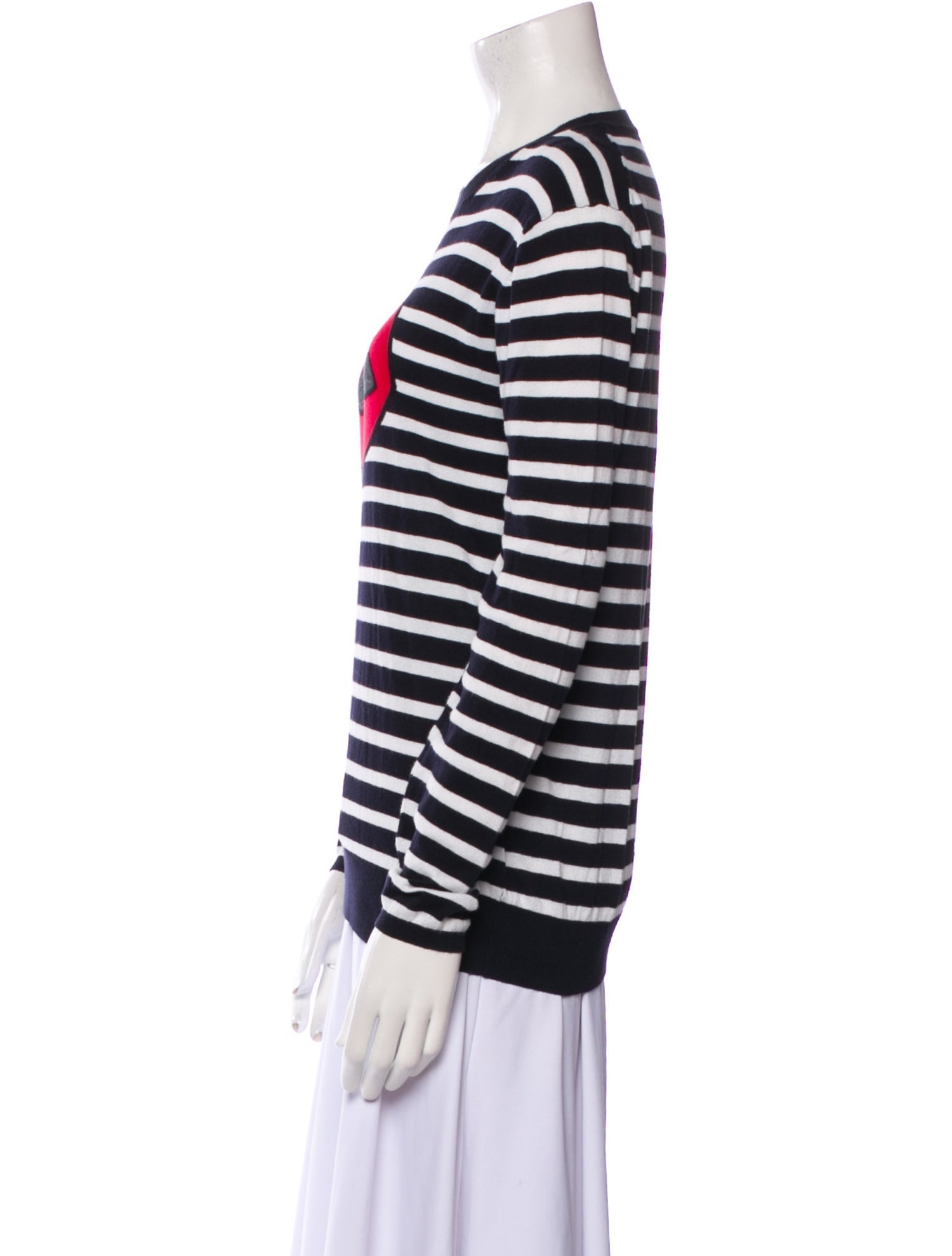 Markus Lupfer Striped Crew Neck Sweatshirt
