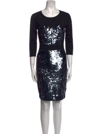 Markus Lupfer Merino Wool Mini Dress