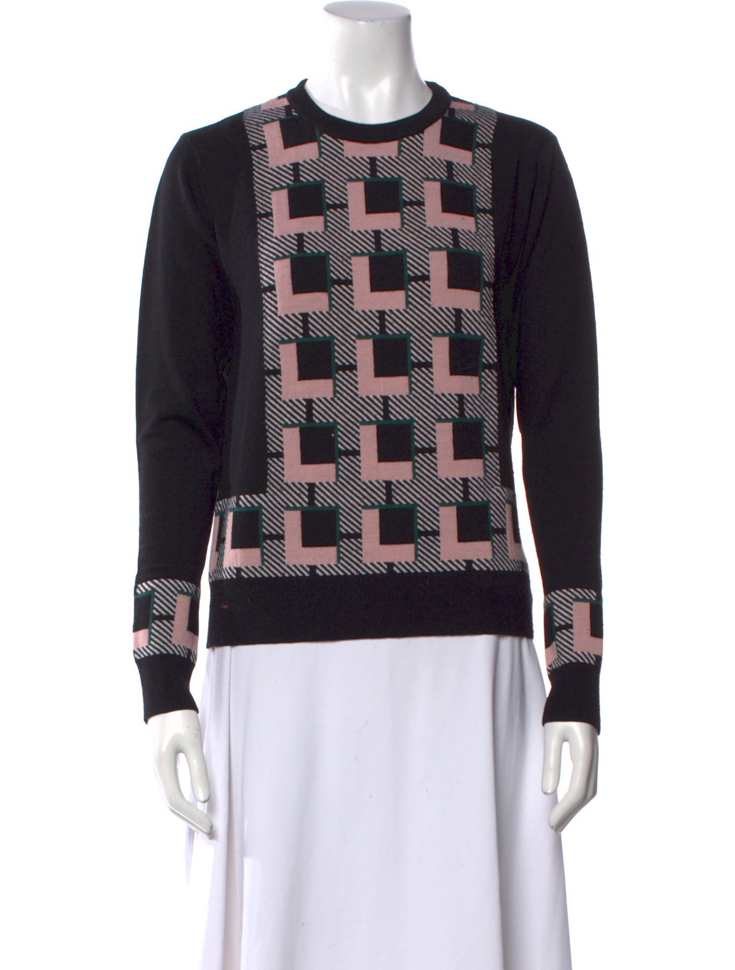 Markus Lupfer Wool Printed Sweater