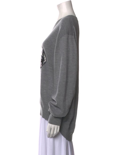 Markus Lupfer Merino Wool Graphic Print Sweater